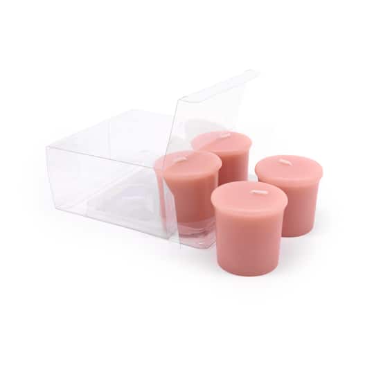 Pink Tea Cake Tarte Scented Votive Candles by Ashland&#xAE;, 4ct.